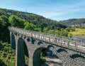 Highlight auf dem Bahntrassen-Radweg: Viadukt bei Daun am Maare-Mosel-Radweg.