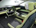 lDas Cockpit des Vision 7S bietet die räumlichen Konfigurationen „Fahren“ (hier) und „Relaxen“
