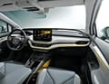Das Cockpit mit geschwungener Instrumententafel und großem Touchscreen hat das Enyaq Coupé vom SUV geerbt