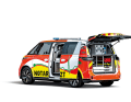 Der ID. Buzz kann Leben retten – in Form eines Notarzt-Einsatzfahrzeuges