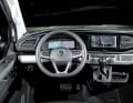 Modernes T6.1-Cockpit. Das DSG entlastet bei Gespannfahrten enorm
