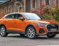 Ansichten schräg von vorne oder auch von hinten sind die Schokoladenseiten des Q3 Sportback