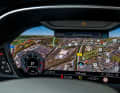 Das Digital Cockpit Plus für 400 Euro erlaubt mit MMI Navigation Plus auch die vollflächige Darstellung der Navigationskarte | e