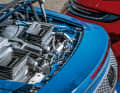 Auch hier gibt es nichts zu sehen: Anders als beim Coupé werkelt der V10 im Verborgenen