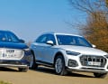 Gegenwart oder Zukunft? Schon das radikale Design macht den Anspruch des Audi Q4 E-Tron deutlich. An die beeindruckende Ausgereiftheit des Altmeisters Audi Q5 reicht er aber nicht heran