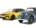 1937 Opel Kadett Cabrio-Limousine & 2026 Opel Astra electric
