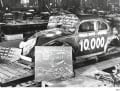 Karosserie des 10.000sten Käfers.