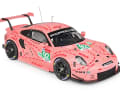 Porsche 911 RSR als pinken Le-Mans-Sieger in der GTE-Klasse aus dem Langstrecken-Rennen von 2018