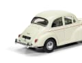 Die Jubiläumsausgabe des Morris Minor zeigt auch in 1:43 einen schönen Rücken