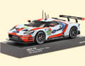 (E) Auch bei den aktuellen 1:43ern siegt Rennflair, in Form des Ford GT „Briscoe“, der für CK-Modelcars entstand