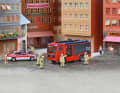Wikings Rosenbauer AT „Hilfeleistungslöschfahrzeug“ auf MAN in Dioramenumgebung. Sorry, das Vehikel in 1:87 heißt wirklich genau so.