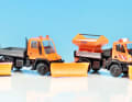 Seit den 1980erJahren nimmt Wiking jeden Unimog in die winterliche Pflicht