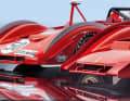 Unterschiedliche Felgen, Nasen und Hutzen zeigt der Ferrari 712 Can-Am von Tecnomodel in 1:18