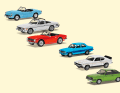 Die Diagonale füllen bei Corgis Vanguards in 1:43 die „Triumph- Topless-Collection und das Ford-RS-Set in klassischer Die-Cast- Machart sowie very british und stilvoll aus