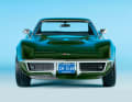 Was für ein Grün: Fathomgreen heißt die Farbe, in der Norev sein Coupé zur Corvette von 1969 lackiert hat