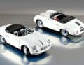 So einfach kann ein Sportwagen sein, der jede Menge Spaß macht: der Purismus des ganz frühen Porsche 356 Speedster als 1:18er von Norev