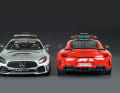 Minichamps liefert auch bei der 1:18-Verkleinerung beide Original- Farben des Mercedes- Pace-Cars von 2020 aus der F1