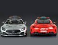Minichamps liefert auch bei der 1:18-Verkleinerung beide Original-Farben des Mercedes-Pace-Cars von 2020 aus der F1