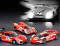 Drei Porsche im Salzburg-Look in 1:43