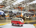 VW Samba Bus der Franken in 1:18 im Transporterwerk in Hannover