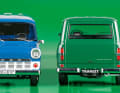 Dank Frontmotor und Heckantrieb bot die zweite Generation des Ford Transit viel Stauraum und war so genial wie ein Zauberwürfel. KK Scale bringt ein 1:18-Modell.