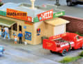 Der klassische Opel Blitz als „WIMO“- Getränkepritsche im Diorama