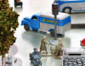 Blitz als Lieferheld im Diorama