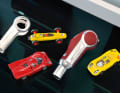 Oben ist das Handmuster des 917ers mit zwei antiquarischen Rennern zu sehen