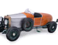 In ungewöhnlichem Materialmix gibt bei Autodelta43 der Alfa Romeo RLSS Boattail von 1926 sein 1:43- Debüt in Resine