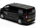 Der schwarze Transit Custom von Richard Hammond ist als Die-Cast-Modell bei Corgi in 1:43 originalgetreu bedruckt ] Foto: Werk