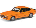 Ein schriller Hingucker ist außerdem bei den Briten das Die-Cast-Modell des Ford Capri Mk 2 mit X-Pack, also Karosserieverbreiterungen in Signalorange