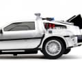 Nur die Scheiben an der DeLorean-Miniatur sind geschwärzt , um die Technik zu verbergen