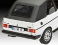 Der Kit hat immerhin 123 Einzelteile. Mit dabei: ein geschlossenes Stoffdach für das Golf Cabriolet. ] Foto: Werk