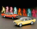 Commodore und Consul von Touring Modelcars in 1:18  machen nicht nur in der Discobeleuchtung eine gute Figur