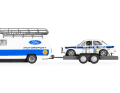 Sehr viel Wert legt Scalextric bei seinem Ford-Racing-Set auch auf die Dekoration der Fahrzeuge ] Foto: Scalextric