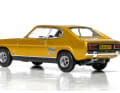 Das Coupé Capri schickt die britische Die-Cast-Legende in Amber-Gold als 1:43er in Rennen ] Foto: Corgi
