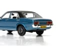 Das Quartett in 1:43 aus Die Cast komplettiert der Ford Consul 3000 GT in Sapphire-Metallic ] Foto: Corgi