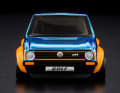 Auch dieser Volkswagen Golf I von Hot Wheels kommt breitbackig daher. Die ausgestellten Kotflügel tragen Orange. ] Foto: Mattel Creations
