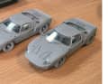Dank einer wechselbaren Motorhaube, die im Werkzeug des GT 40 angelegt ist, lassen sich unterschiedliche Versionen in Die Cast realisieren ] Foto: Corgi