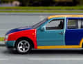 Das Original gab es in vier verschiedenen Farbkombinationen. Hot Wheels belässt es aber bei einer einzigen. Foto: Werk