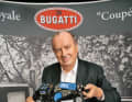 Heinrich Bauer mit den Bugatti La Royale