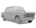 Vor genau 60 Jahren gab der Fiat
1100 R sein Debüt. Das „R“ stand für
„rinnovata“, sprich: runderneuert.
Laudoracing arbeitet an seiner
prächtigen 1:18-Miniatur aus Resine.