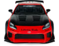 Ziemlich brutal duckt sich die Nase des Japan-Coupés in der 1:18-Version über den Asphalt. Die Motorhaube trägt Schwarz. ] Foto: Solido