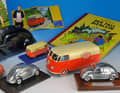 Auch durch so manchen Comic rollten die Fahrzeuge von Volkswagen und wurden wiederum Vorbilder für Miniaturen