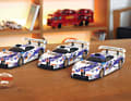 Zwei Nasen, insgesamt neun Versionen: Werk83 stellt sich beim Thema Porsche 911 GT1 als 1:18er in Rennversion ausgesprochen breit auf
