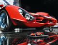 Dieser Ferrari 330 P3/412P fuhr in Le Mans und Daytona bei den dortigen 24-Stunden-Rennen durch die Kurven