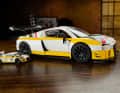 Solche Wechselräder zeigt auch der Audi R8 LMS, den Hot Wheels in 1:16 liefert. Sogar hier gibt es als Extra das passende 1:64-Modell gratis dazu. ] Foto: Hot Wheels