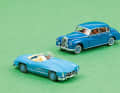 Die Mercedes-Klassiker 300 Adenauer sowie 300 SL aus „alten“ Formen...