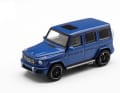 Aus komplett neuer Form baut Mini GT in 1:64 aus Zinkdruckguss den Mercedes-AMG G63 in Dunkelblaumetallic nach ] Foto: Mini GT
