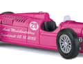 Es wird als Sondermodell zur Börse ein pinkes Modell des Auto Union Rennwagens in 1:87 von Busch geben  Foto: Werk